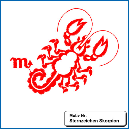Sternzeichen Skorpion sticken Handtücher mit Namen, handtuch mit namen, Handtücher, name, namen, besticken, individuell, Sternzeichen Skorpion bestickt