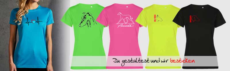 Damen_Hundesportkleidung_Sport-T-Shirt_besticken_stickin24