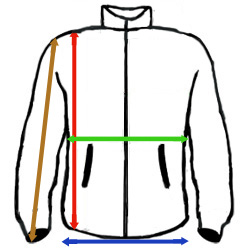 Jacke-Masstabelle