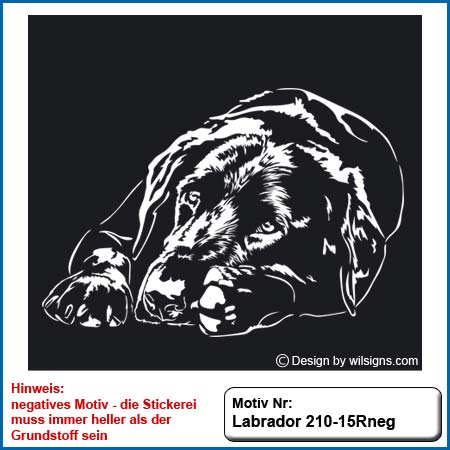 Hunde Motiv Labrador,Sweatshirt Labrador,Hundesport Weste Labrador,sticken,stickerei,besticken