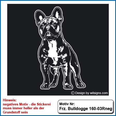 Bulldogge,French Bully,sticken,französische bulldogge,stickerei französische bulldogge