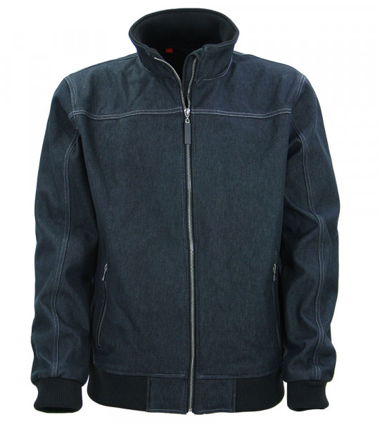 Herren Denim Softshell Jacke AGENT