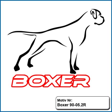 Hundemotiv Boxer,Stickerei Boxer Hund,Boxer sticken