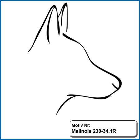 Hunde Motiv MALINOIS Stickerei,Malinois Belgian Malinois sticken 