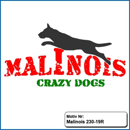 Belgian Malinois sticken,Malinois Stickerei,Hundemotiv Malinois
